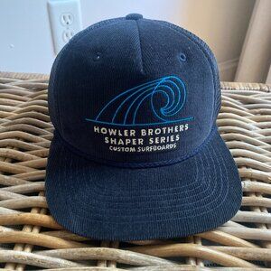 Howler Brothers Shaper Series Snapback Hat Blue Corduroy